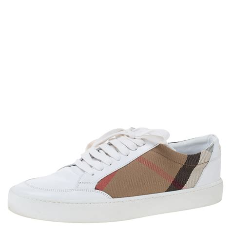 burberry her white|white Burberry shoes.